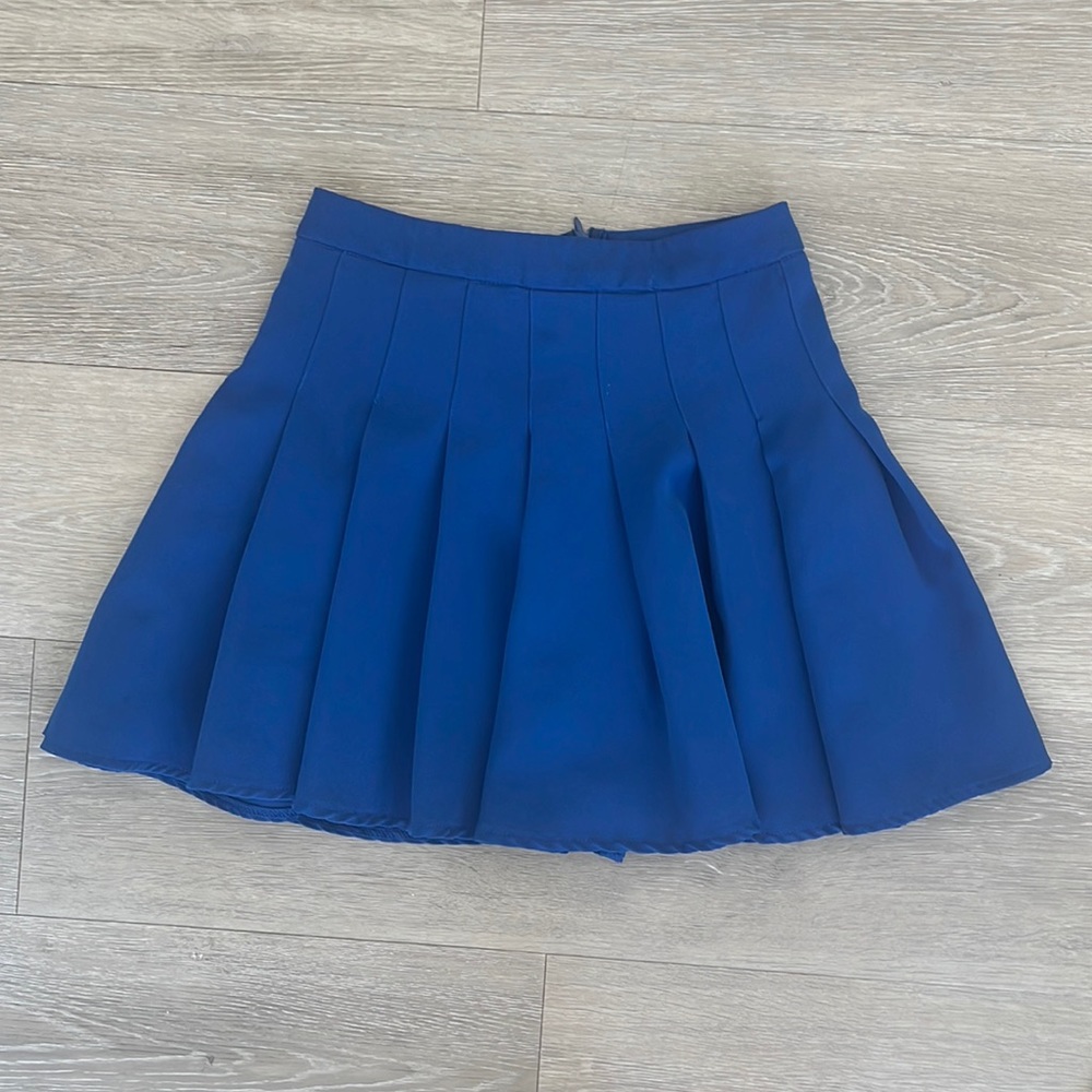 Princess Polly blue mini tennis skirt